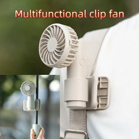Rotatable Multifunctional Clip Fan Usb Outdoor Lightweight Portable Mini Clip Third Gear Dual-purpose Handheld Electric Fan