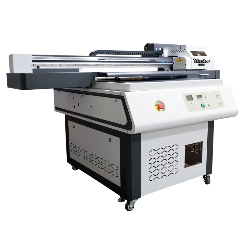 for digital led uv flatbed printer 9060 rotary varnish uv impression flatbed printer printing machine for silicon pvc any