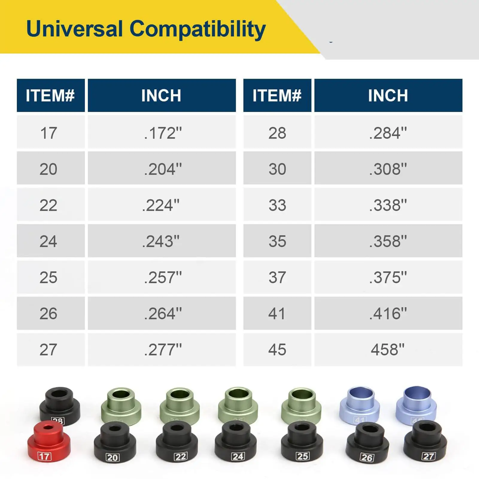 Reloading Headspace Comparator Kit High Precision With Tin Box Reloading Comparator Kit With 14 Inserts For Crafting Competition