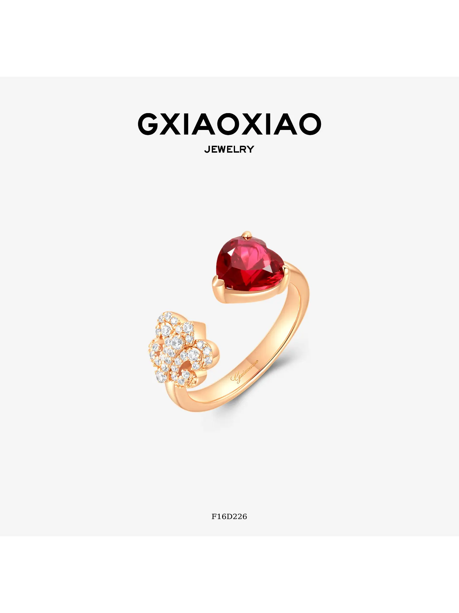 anillo-de-flor-de-iris-con-corazon-rojo-g-xiaoxiao-joyeria-de-moda-de-lujo-chapado-en-oro-sobre-cobre-talla-universal-para