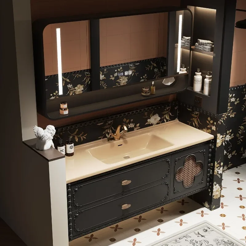 

Cheap Unique Bathroom Cabinet Organizer Storage Room Decor Beauty Safe Large Size Cupboard Vintage Vestidores Unique Furniture