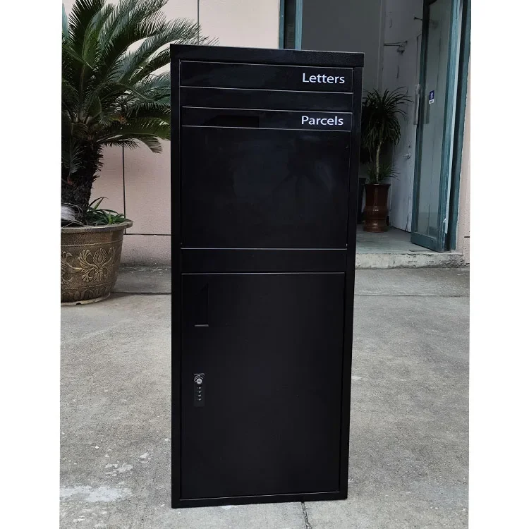 Outdoor Galvanized Sheet Metal Parcel Mail Mail Drop Box Smart Express Box image 2