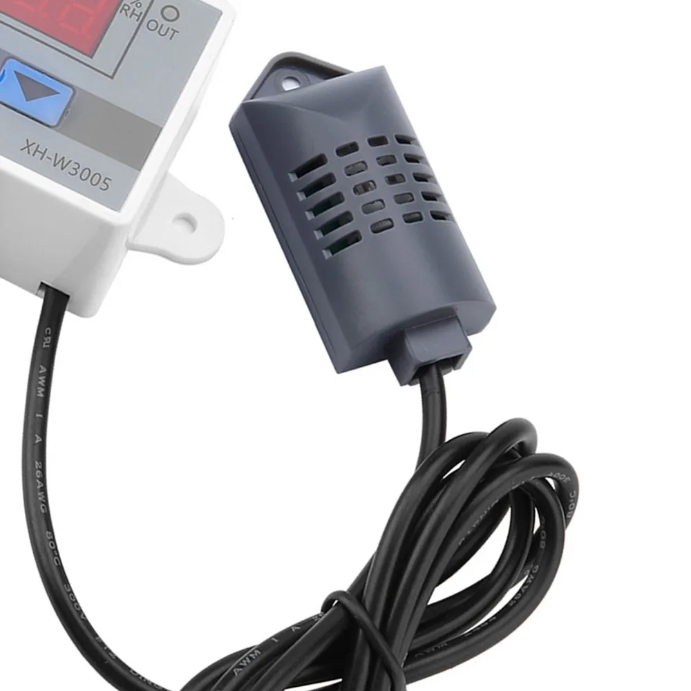 دائم XH-W3005 مقياس الرطوبة الرقمي 0 ~ 99% RH شاشة الكريستال السائل الرطوبة الاستشعار الرطوبة التبديل 220 فولت مراقبة الرطوبة الاستخدام الصناعي