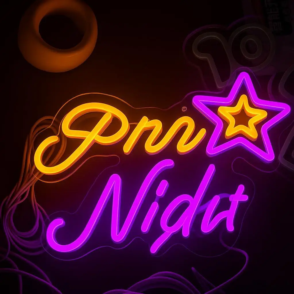 Prom Night Neon Sign USB Dimmable LED Lights For Graduation Homecoming Dance Event Party Background Wall Art Decor Night Light