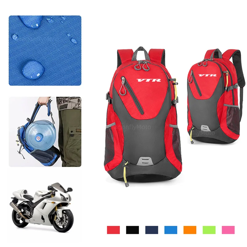 For HONDA VTR1000 VTR 1000 SP-1 SP1 SP-2 FV FW FX FIRESTORM VTR1000F Motorbike Travel Backpack Riding Cycling Storage Luggage