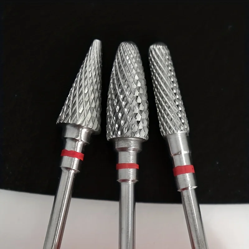 3Pc Nail Drill Bit Acrylic Gel Remover for Feet for Nail Polishing Head for Dead Skin Exfoliation Multifunctional Polishing Head