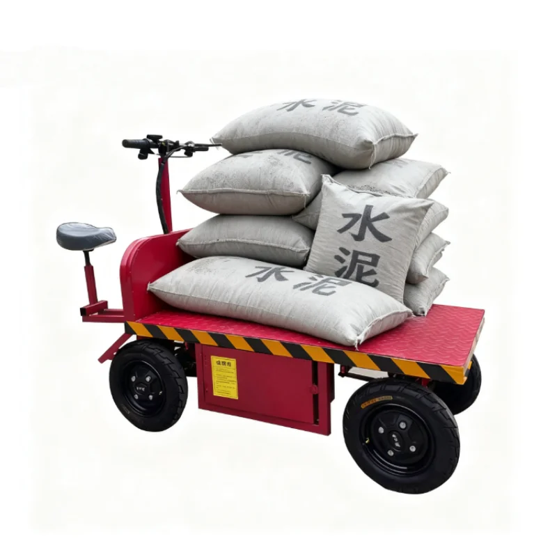 

Четырехколесная электрическая планшетная платформа грузоподъемностью 750 кг (130x70 см), обратная езда типа осла, предназначенная для перемещения грузового съемного сиденья