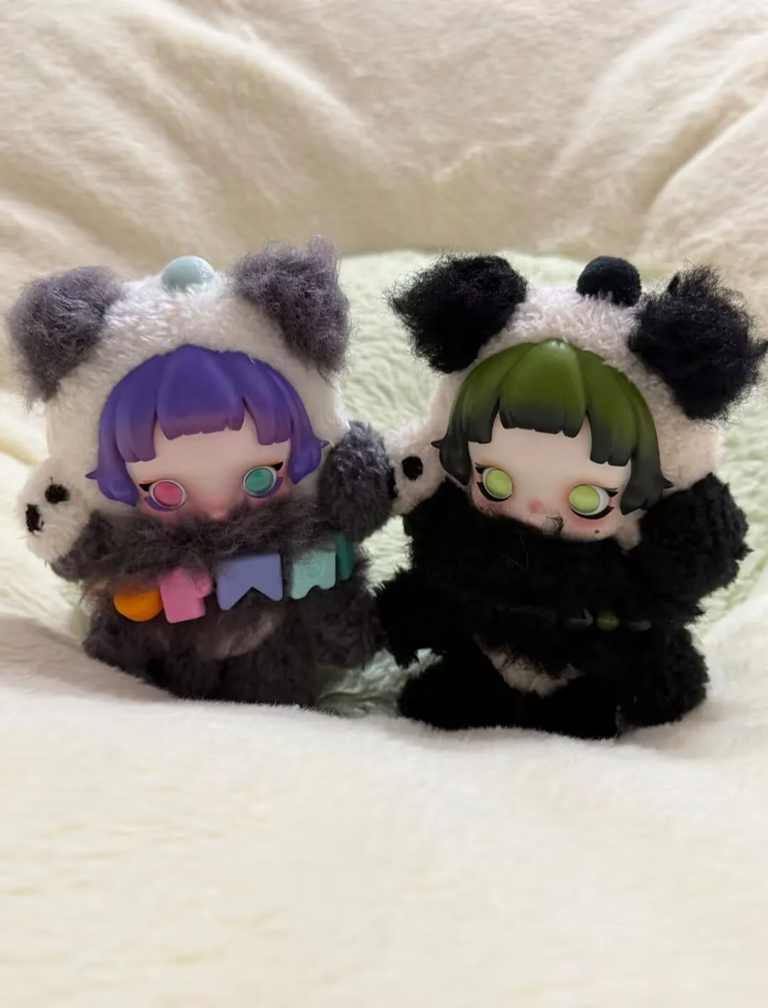 

POP MART SKULLPANDA 15th Anniversary Lazy Panda Vinyl Plush Doll Pendant Kawaii Anime Action Figure Collectible Blind Box Toy