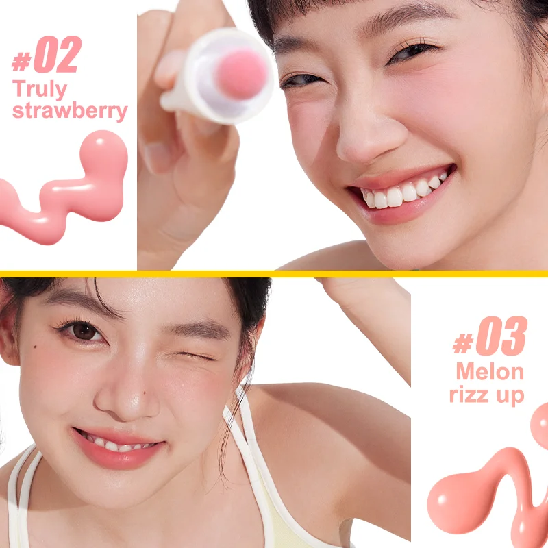 Judydoll Liquid Blush, Expanding & Shrinking Shade for Natural Flush, Long-Lasting, Dewy Finish for Fresh & Radiant Cheeks