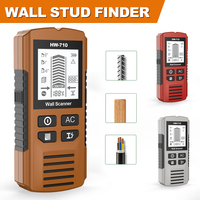 6-in-1 Electronic Wall Detector Multifunctional Handheld Measuring Instrument Stud Wood Finder Live Wire Scanner Metal Detector