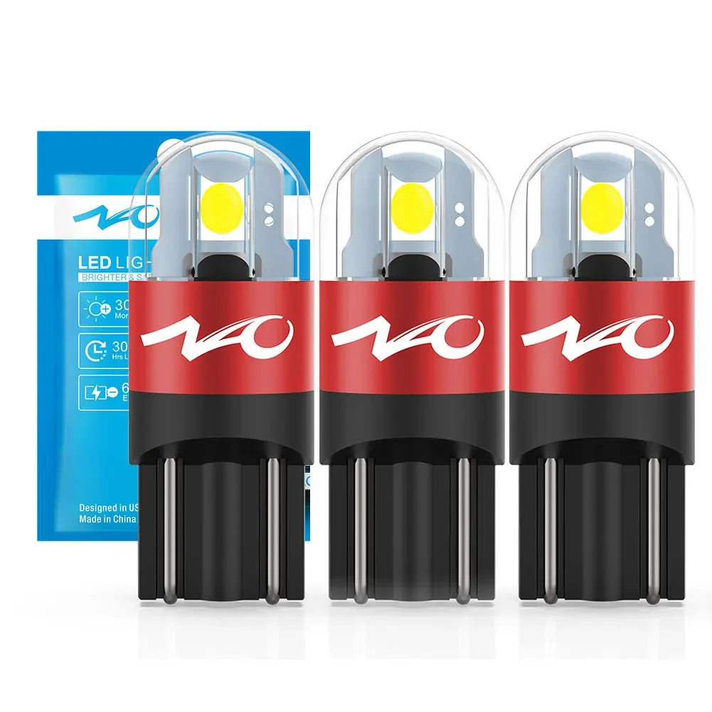 NAO T10 LED W5W LED Bulb 3030 SMD 168 194 5W5 Car Accessories