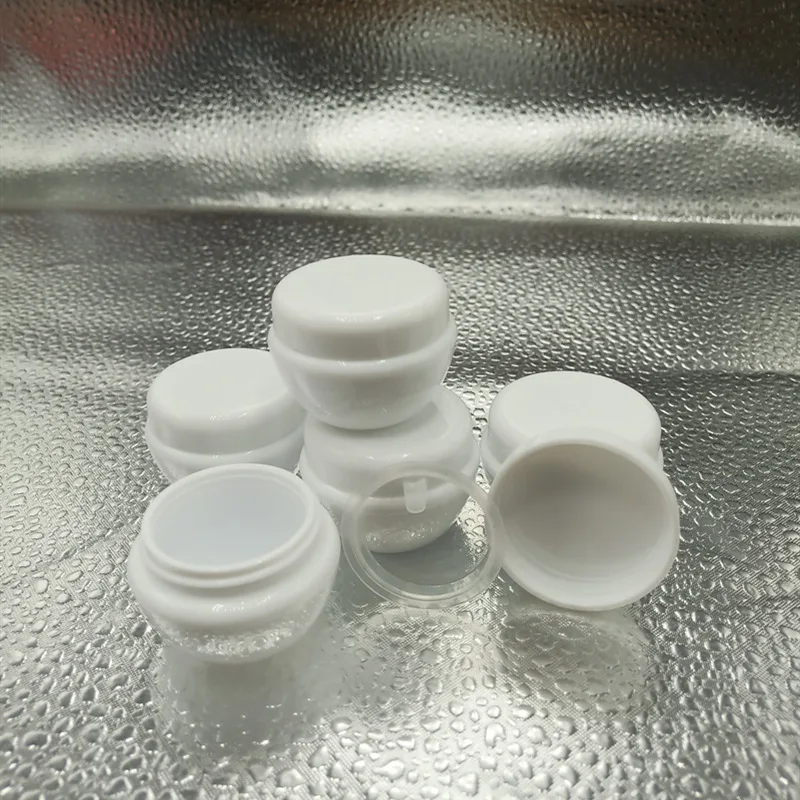 10 ml Pilz-Cremeglas, PP-Reisebehälter, nachfüllbare Kosmetikflasche für Perlenpulver, nachfüllbare Flaschen