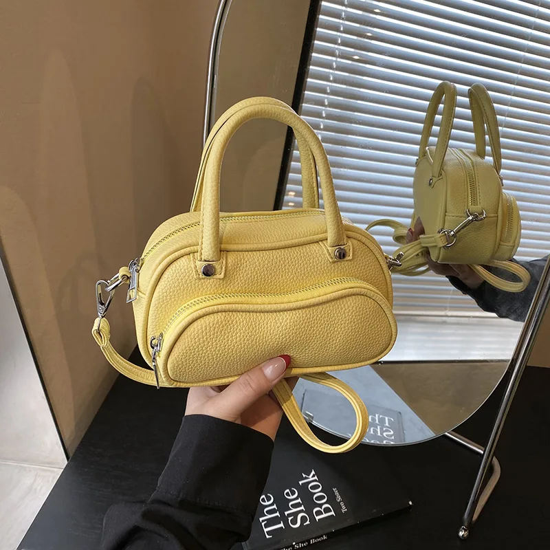 

​​2025 SS Minimalist Square Bag, Casual Convertible Crossbody Purse for Women, Chic Day to Night Tote, Structured Carryall​