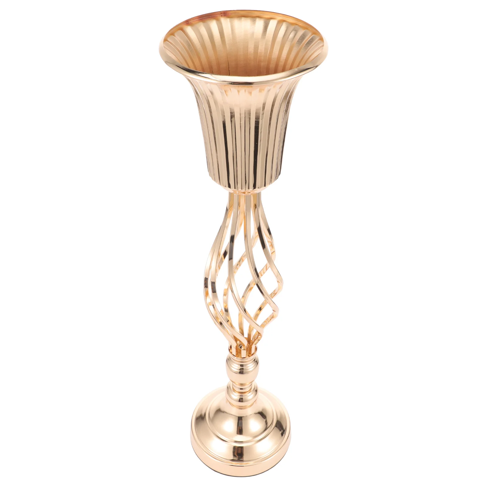 

NAMOARLY Decor Terrarium Vase Unique Dried Flower Holder Desktop Plant Home Office Japanese Style Metal