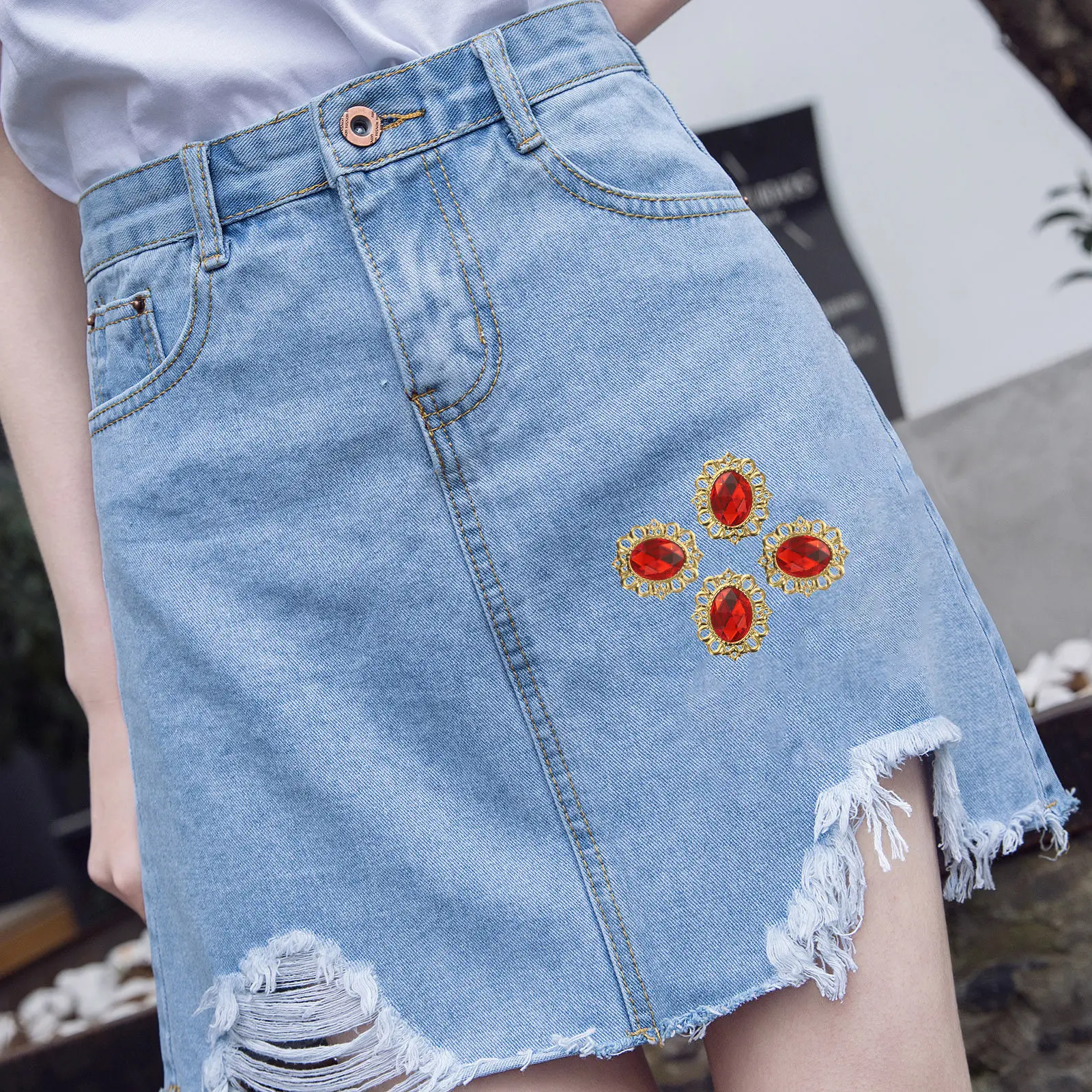 

60 шт. пришивных страз из акрила и металла, декоративные стразы для одежды, аксессуары для шитья своими руками, стразы для рукоделия