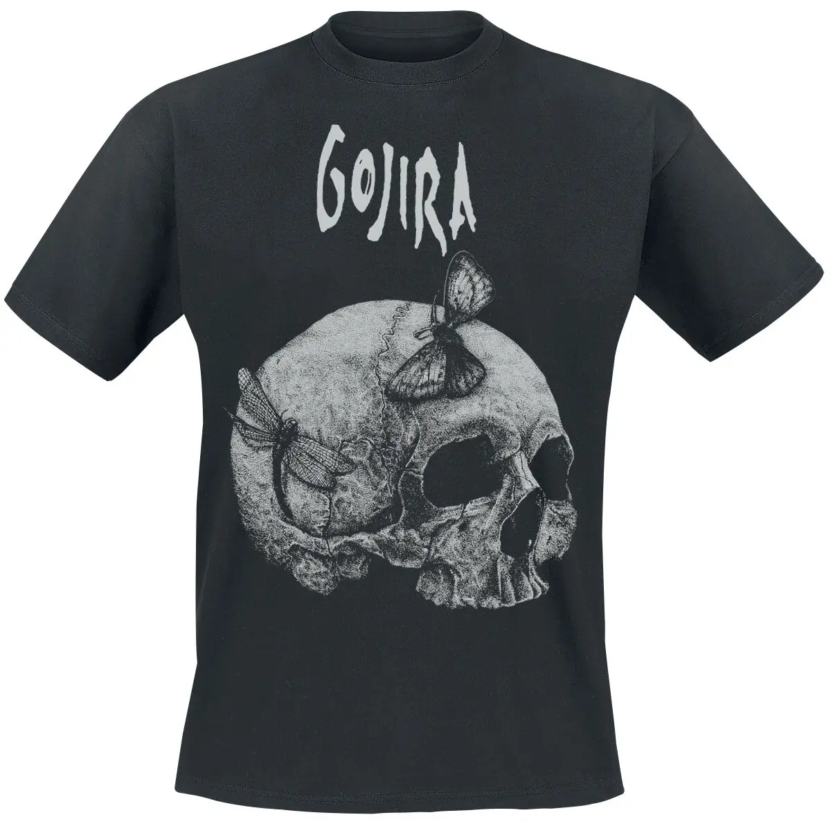Woodblock Whales Gojira T-Shirt für Männer und Frauen, Metal-Rock-Band-Grafik-Shirt, Baumwolle, Sommer-Streetwear-Oberteil – Detail 5