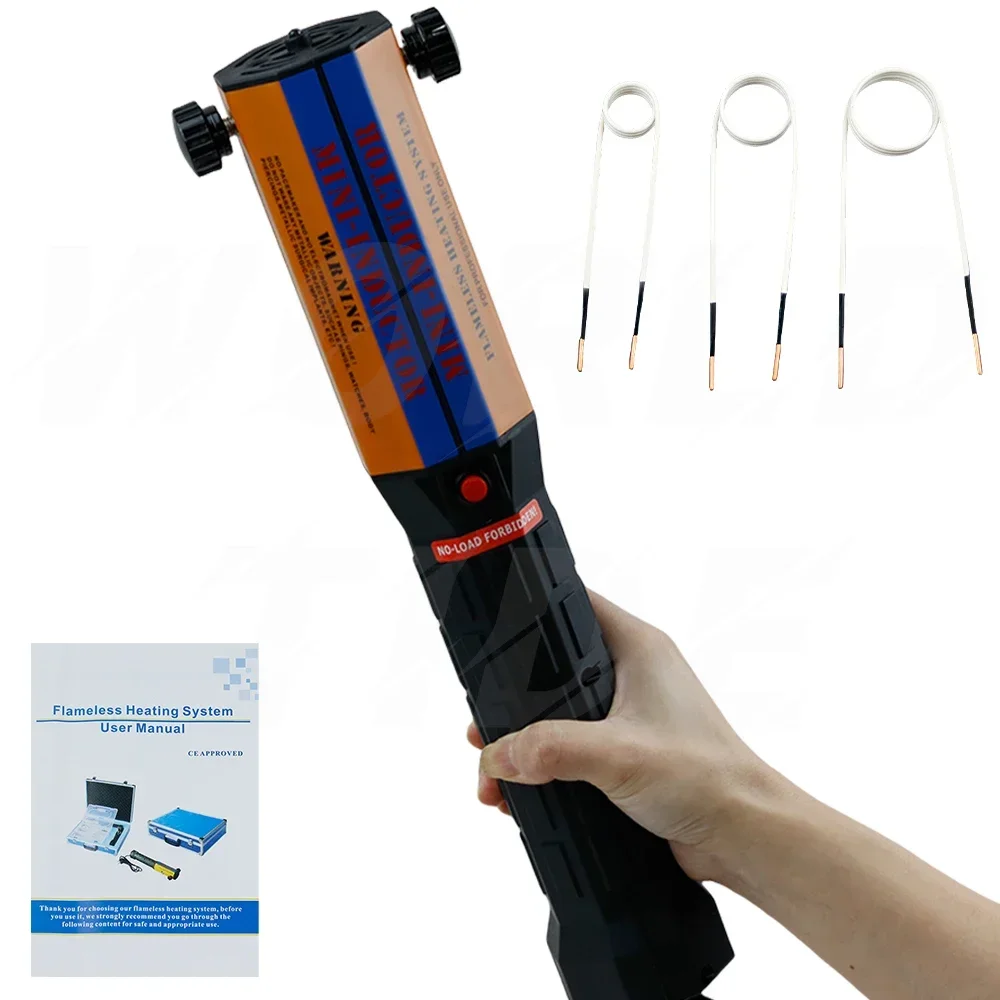 Magnetic Induction Heater Kit 1000W Induction Heater Bolt Removal for Rusty Screw Removing with 8 Coils Bolt Removal Tool