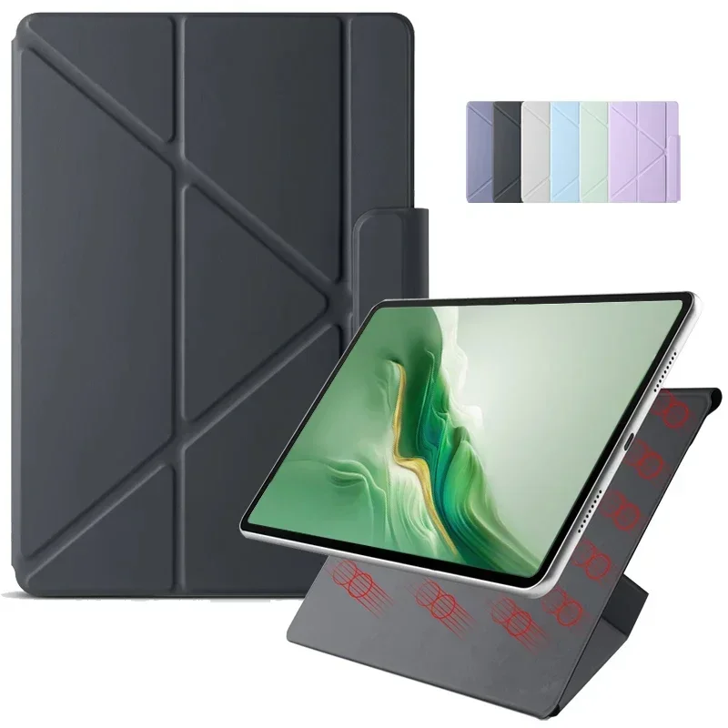 

New Magnetic Case for Samsung Galaxy Tab S10 FE Plus 13.1 Inch 2025 S9 FE Plus + 12.4 " S6 Lite P610 P619 Ultra-Thin Stand Funda