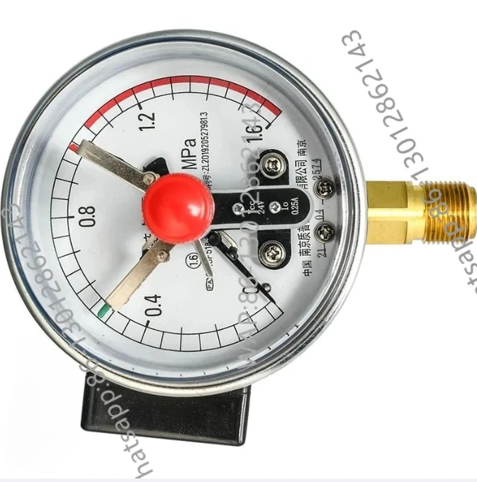 Filter Press YXCHK100 Induction Switch Type Electrical Contact Pressure Gauge 40MPA Accuracy 1.6 Grade 24VDC