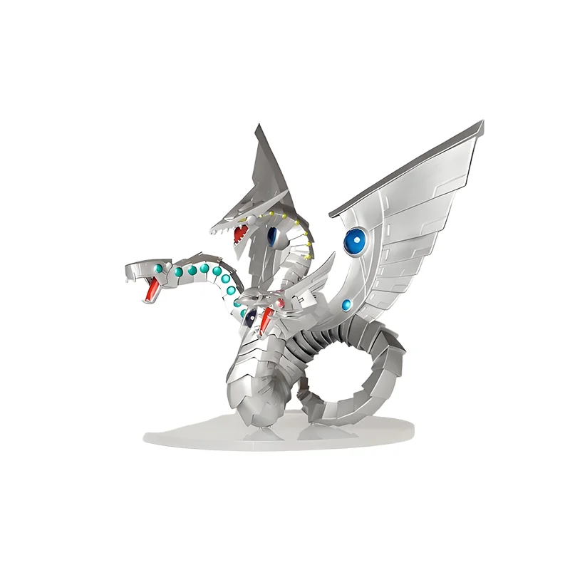 حقيقي يو غي أوه! لعبة البطاقة الرسمية سايبر نهاية التنين وحوش الفيلق أنيمي نموذج لجسم جامع سطح المكتب لعبة حلية هدية