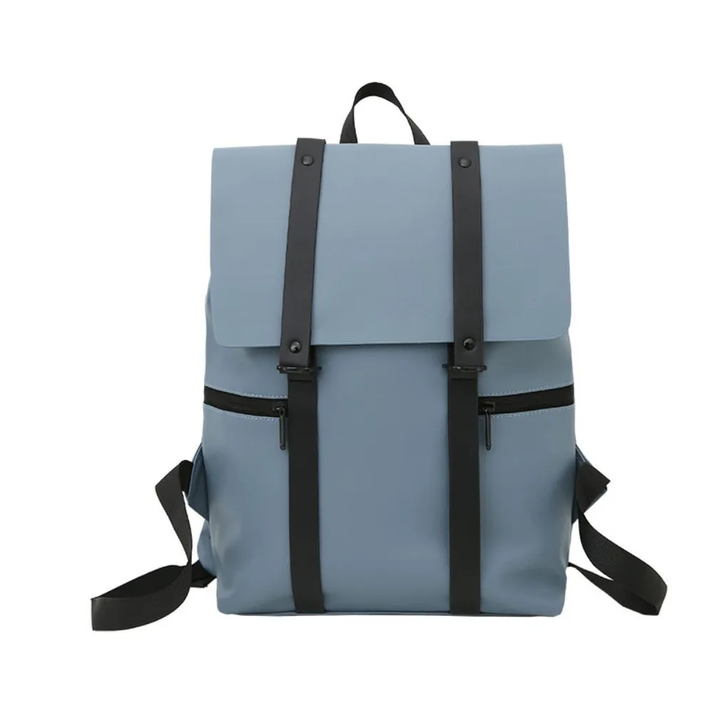 

Waterproof School Bags Large Capacity Portable Laptop Backpacks Solid Color Adjustable Shoulder Strap Travel Backpack