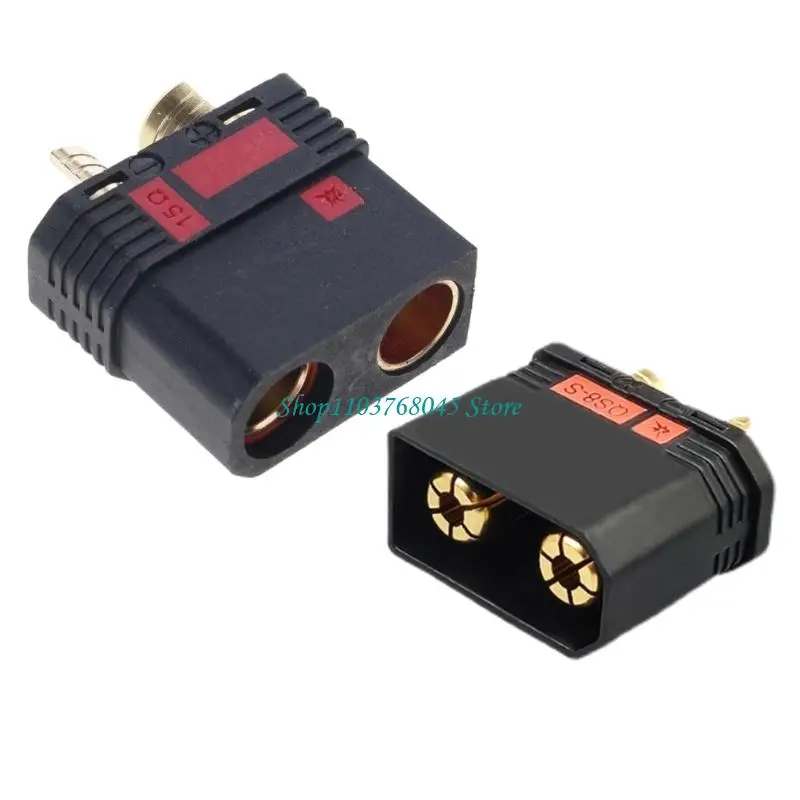 R53F QS8-S Heavy Duty Antispark Battery Connector Gold Large Current Power Plugs for Remote Car Plant Protective Plane