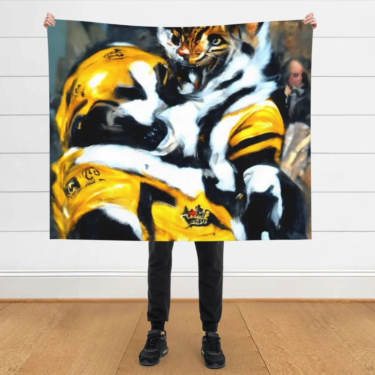 

Hamilton Tiger Cats! Throw Blanket Nap blankets and throws Shaggy Heavy Blankets