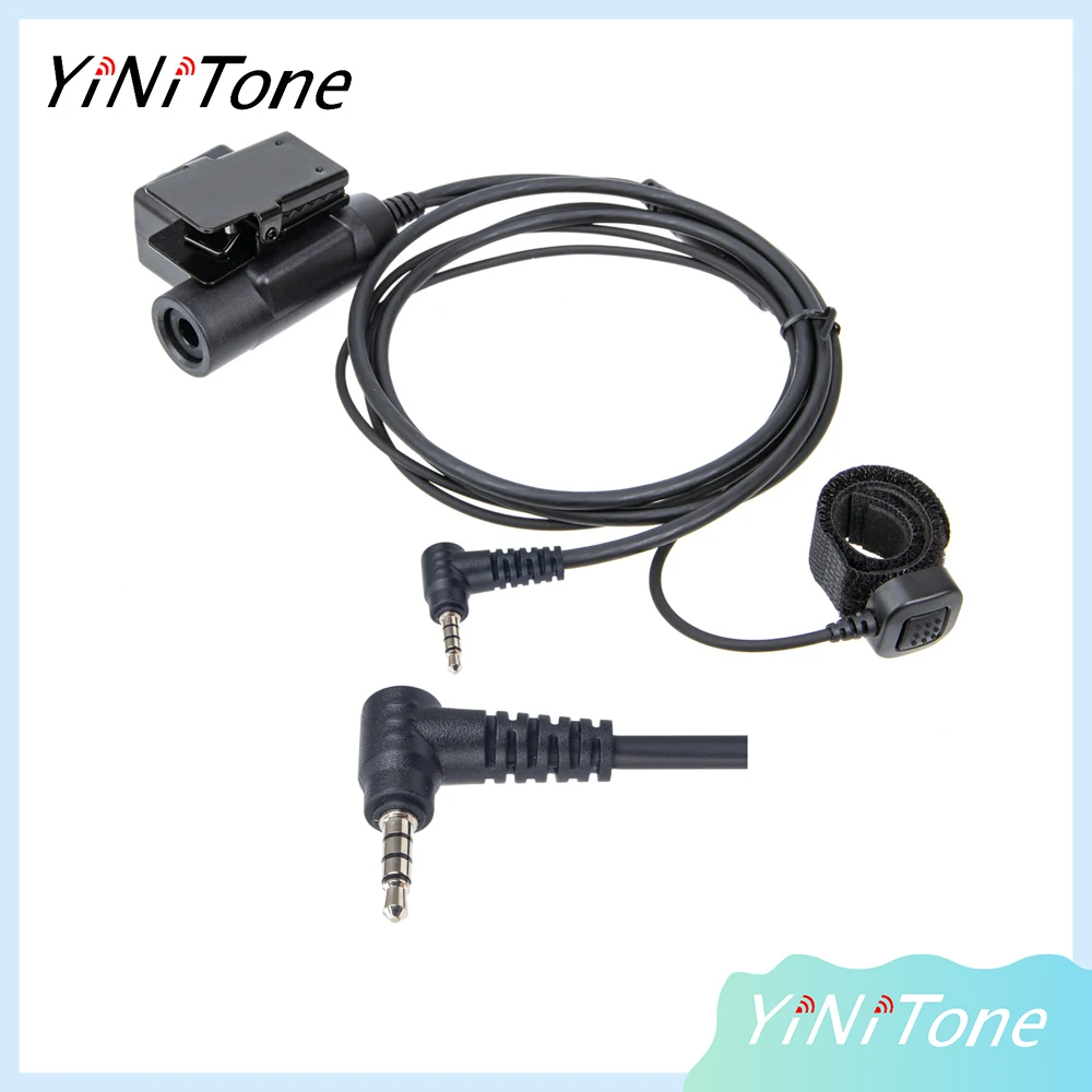 

U94 PTT High Strength Finger Microphone Adapter For Vertex VX-3R VX-5R radio walkie talkie