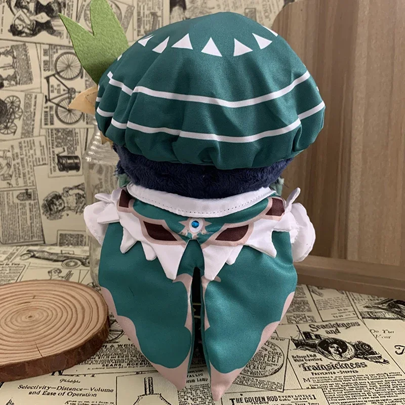 Game Genshin Impact Barbatos Plush Doll Stuffed Toy Plushies Cartoon Change Suit Dress Up With Mini Clothes Toys For Anime Fans