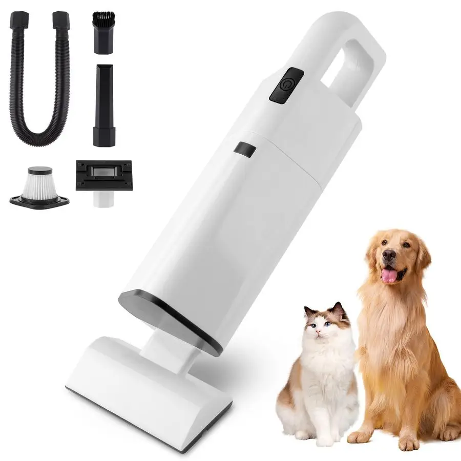 Vacuum Cleaner Handheld 20000Pa Powerful Suction, 2Speed Hand Vacuum Cordless Rechargeable for Car, Pet Hair, Stairs, Carpet, Co