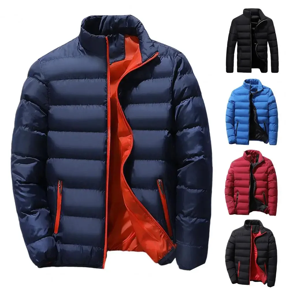 Manteau en Coton Chaud à Col Montant pour Homme, Parka Solide, Style de Rue, Nouvelle Série, à la Mode, Haute Qualité, M, 5XL, Hiver