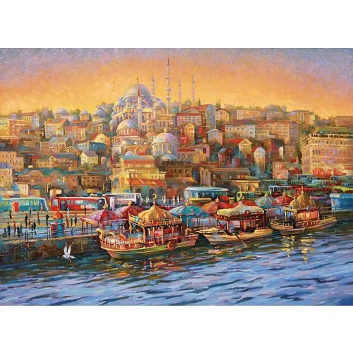 Nova Jigsaw Puzzle 1000 Piece Istanbul Eminönü Anglers Puzzle - Nikolay Sivenkov