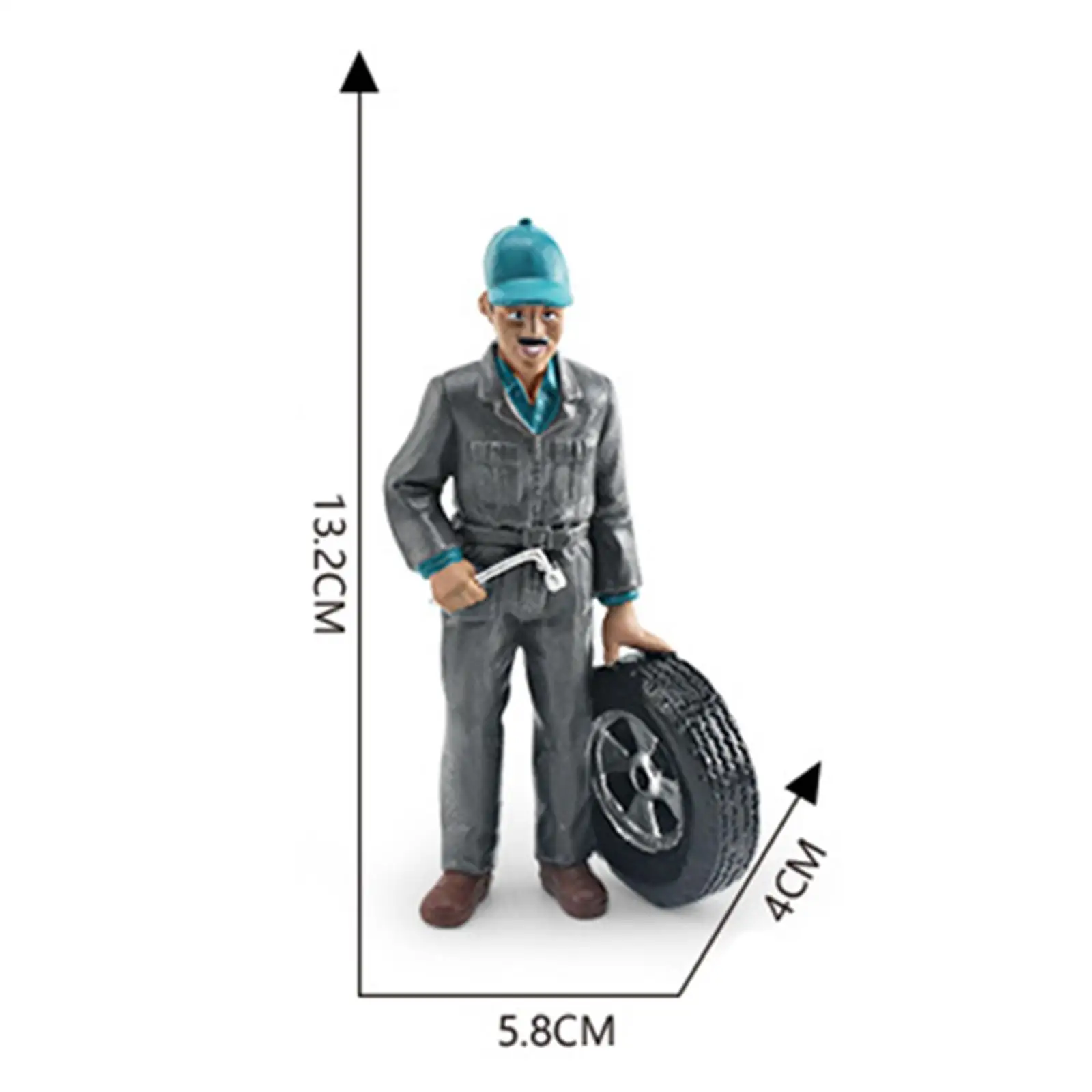 Modelbeeldje Professioneel figuurbeeldje Decor Layout Realisti Diorama Landschap Karakterbeeldje Miniatuur Diorama Figuur