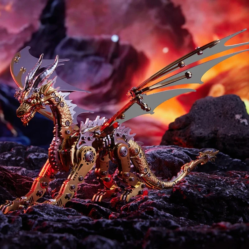 3D Dragon Metal Puzzle Adult E - đánh giá và giá Model Kit Dragon