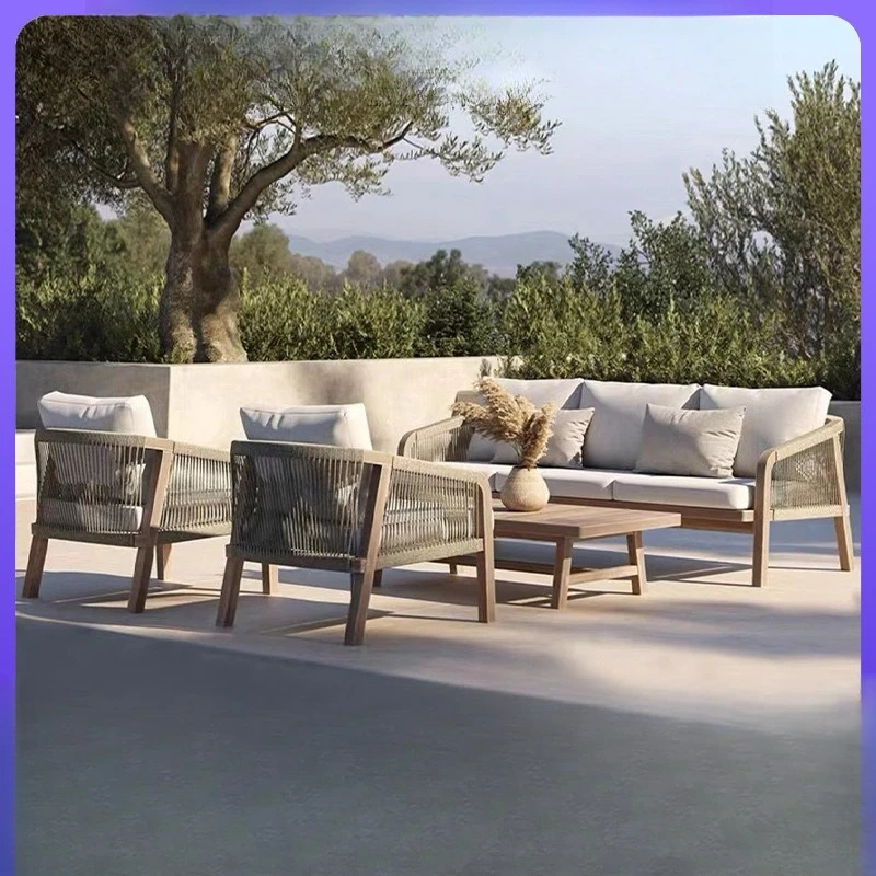 

Compact Versatile Customizable Nordic Outdoor Sofa
