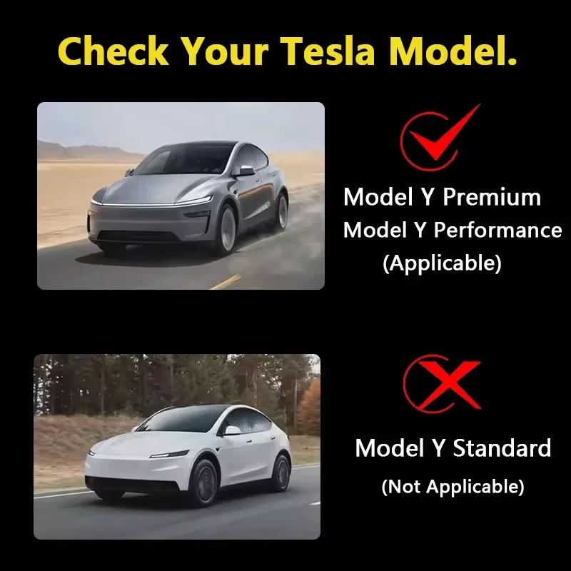 For Tesla ModelY Juniper 2025 Car Central Control Side Anti Kick TPE Waterproof Anti-dirt Full coverage Anti Kick Protective Mat image 3