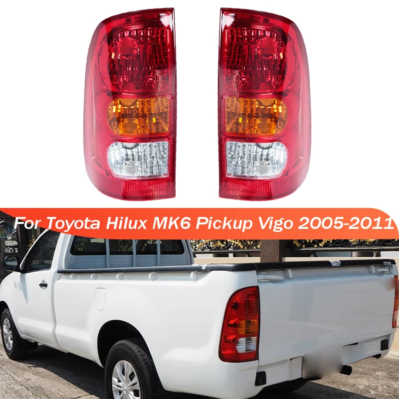 For Toyota Hilux MK6 Pickup Vigo 2005-2011 Rear Tail Light Brake Signal Lamp Reversing Warning Light 81550-0K010 81551-0K010