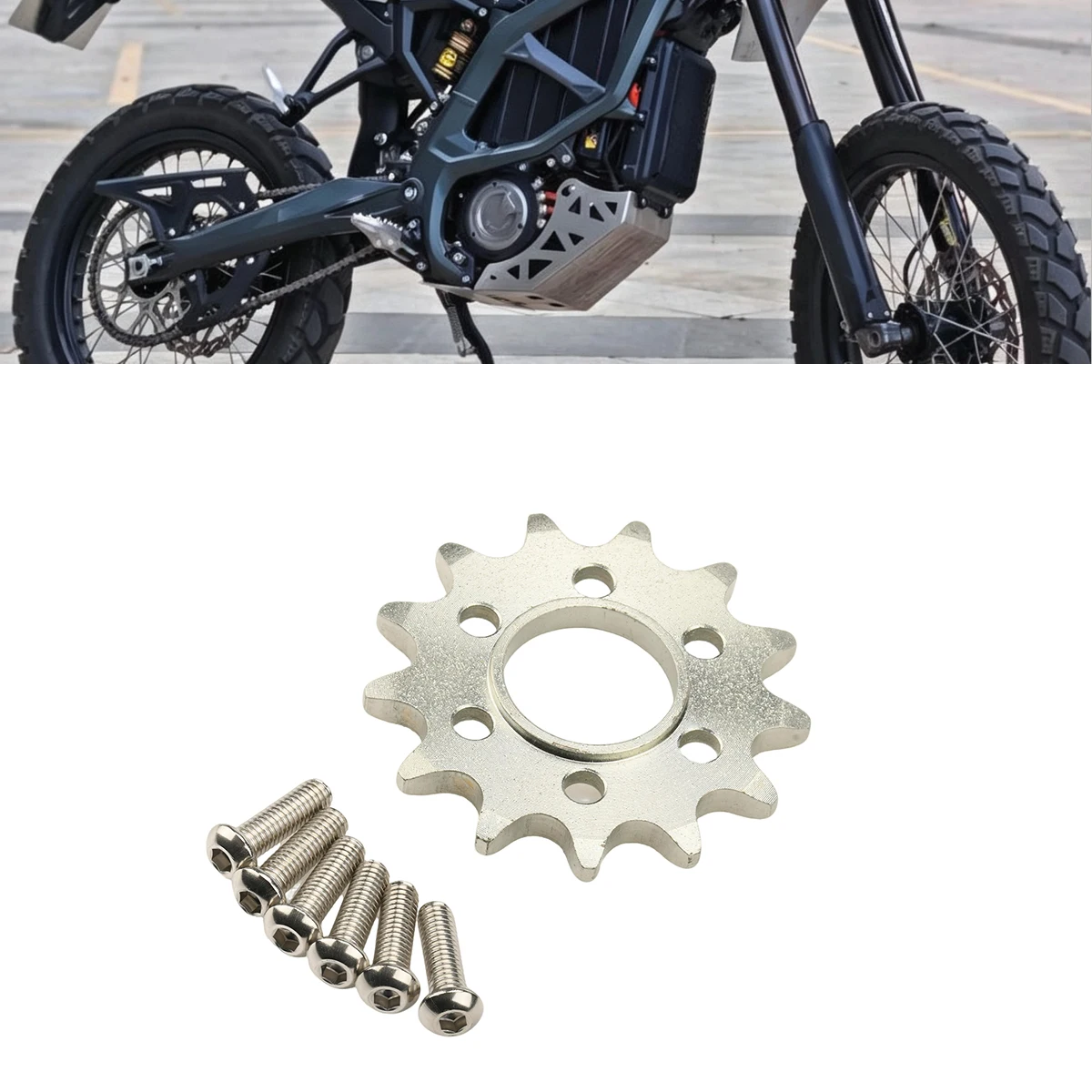 Electric Motorcycle Accessories 13T Front small sprocket Front Drive Small Sprocket For SURRON Sur-Ron Ultra Bee
