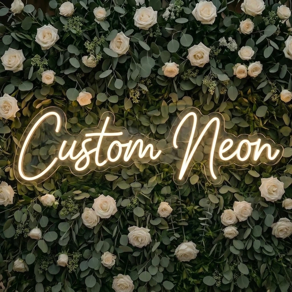 

Custom Name Neon Sign Dimmable LED Light, Personalized Wall Decor for Bedroom Home Party