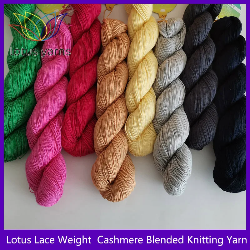 1*50g Lace Weight Cashmere Knitting Yarn Comfortable Soft Crochet Yarn Hand knitted Crochet Baby clothes Yarn