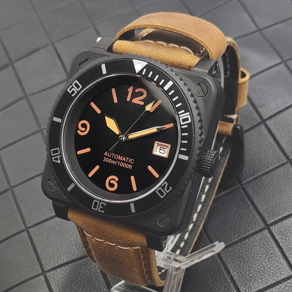 Heiße Herren NH35 automatische – Leather Watch Band Men Bewertung und Preis