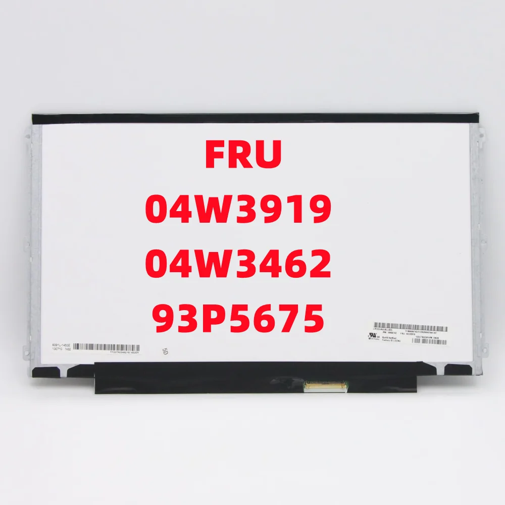 Imagem -02 - Ips 1366x768 hd Led Lcd Tela Lp125wh2-slb3 Lp125wh2 Laptop Lcd Display Bildschirm Fru 04w3919 04w3462 93p5675 12.5