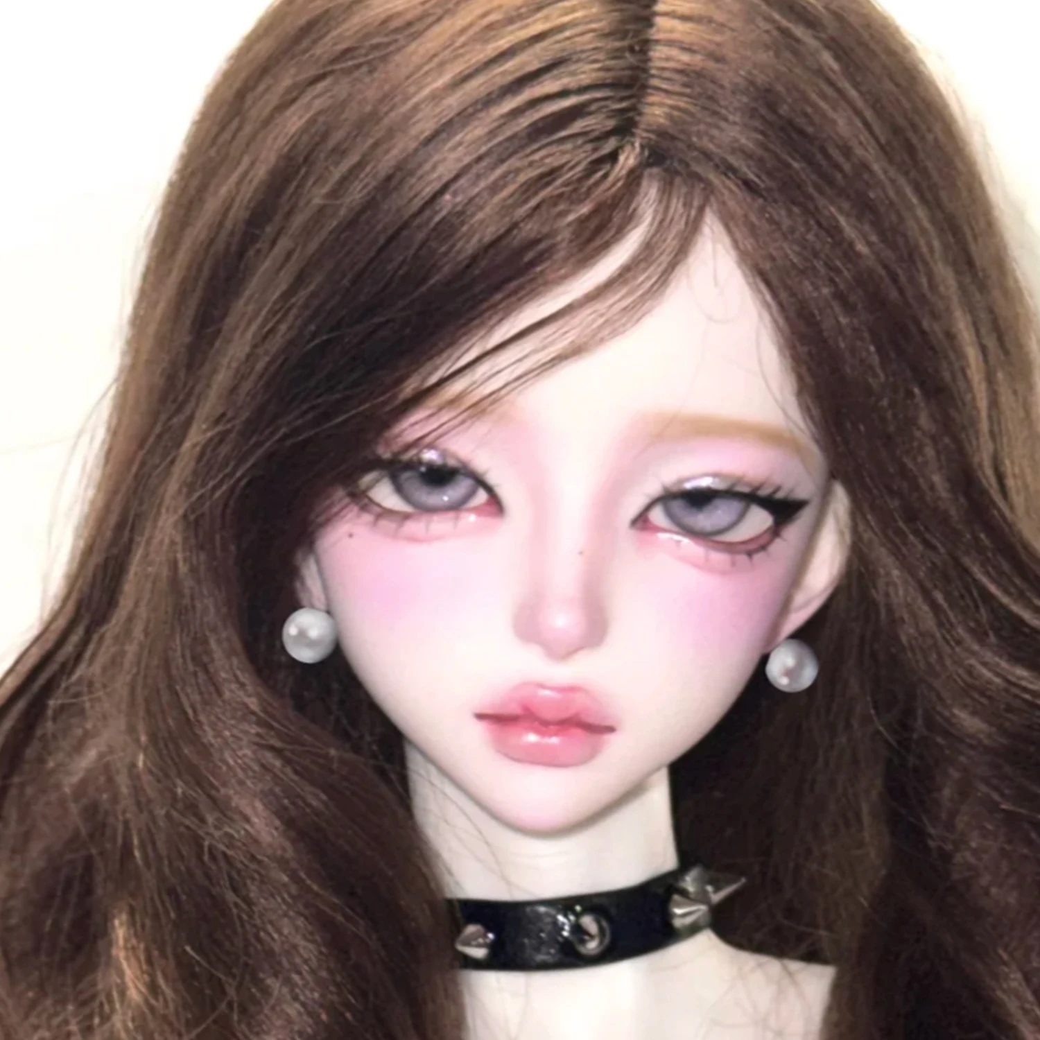 Keluoi  Ball Jointed Doll Head 1/3 Thick Lips Realistic Resin Figure Ball Jointed Dolls Toys Costume Romantic Style Gift