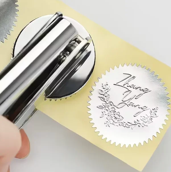 Custom High Quality Stickers The Special Texture Embossed Self Adhesive Packaging Labels Stickers for Packaging