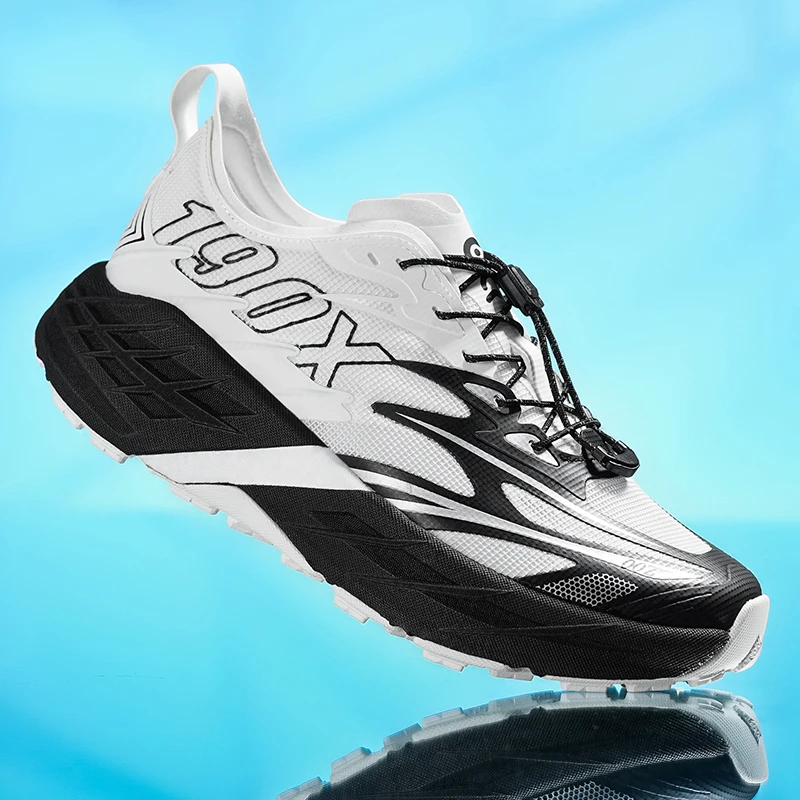 Men Women Hiking Shoes Outdoor Trail Trekking Shoes Breathable Lace-up Mesh Sneakers Walking Jogging Shoes Non-slip Wading Shoes
