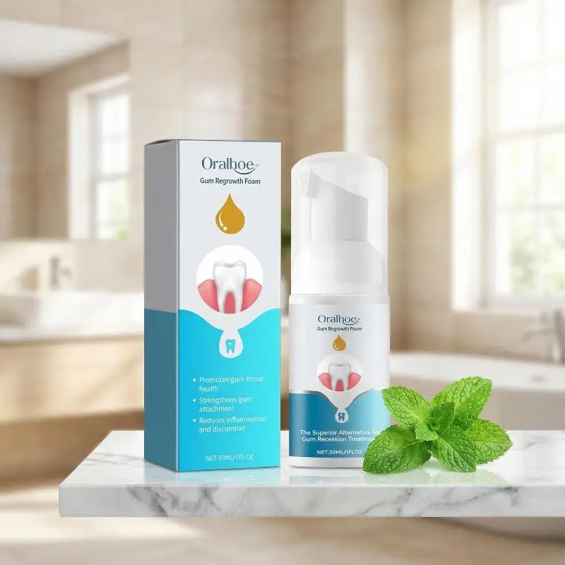 Oral Gum Cleaning Foam Mousse Dental Tartar Remover Cavity Protection Fresh Breath for Morning and Night RoutineHot