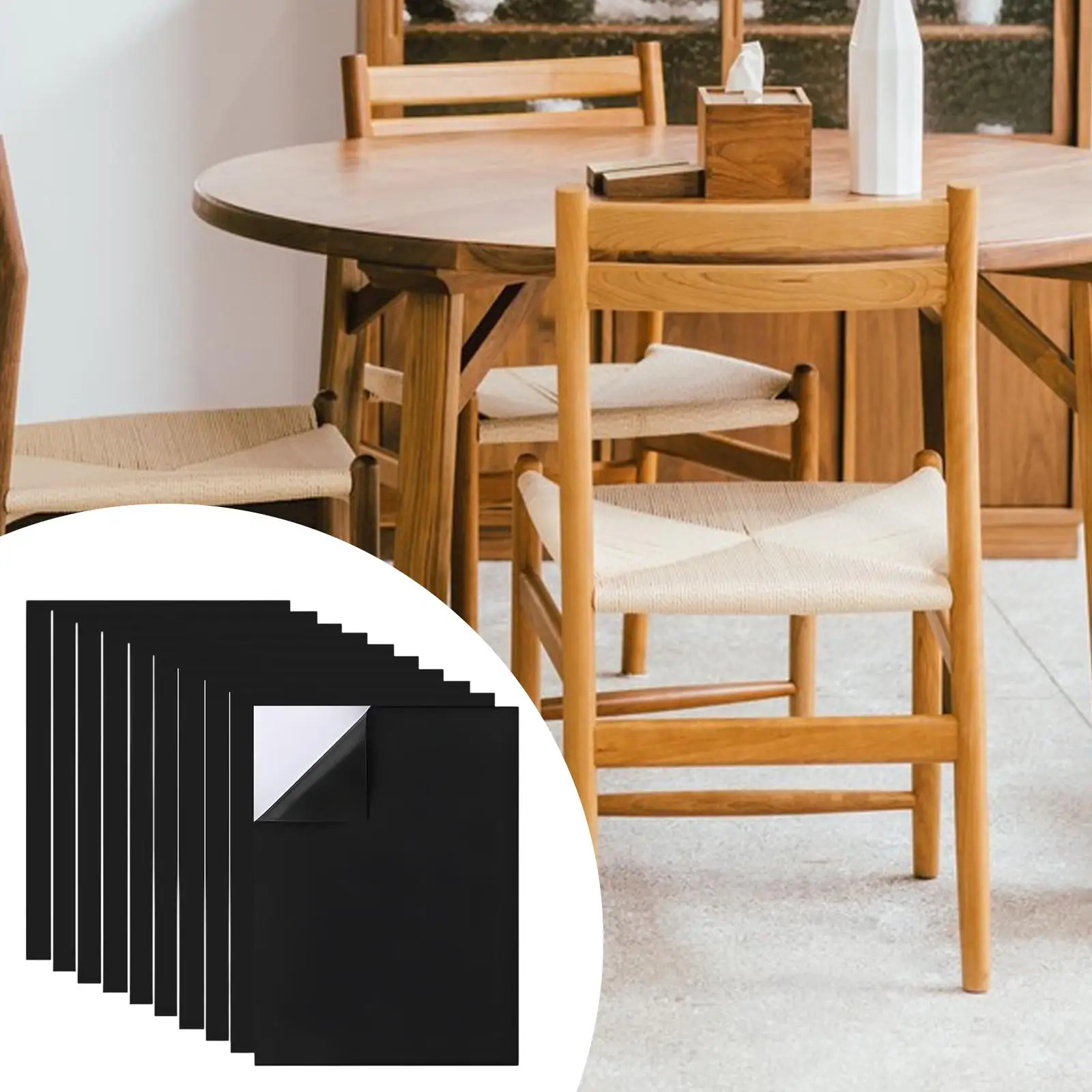 

10x Non Slip Furnitures Pads Furniture Grippers Thickened Protector Non Skid Floor Protectors Chair Leg Pads for Sofa Hardwood