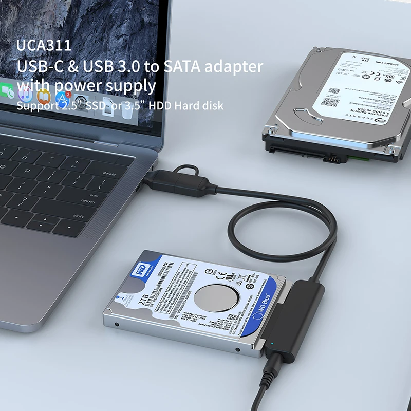 USB-C و USB3.0 إلى SATA محول حوض محطة USB 3.0 متعددة الوظائف محور دعم SSD HDD القرص الصلب USB محول الفاصل محول