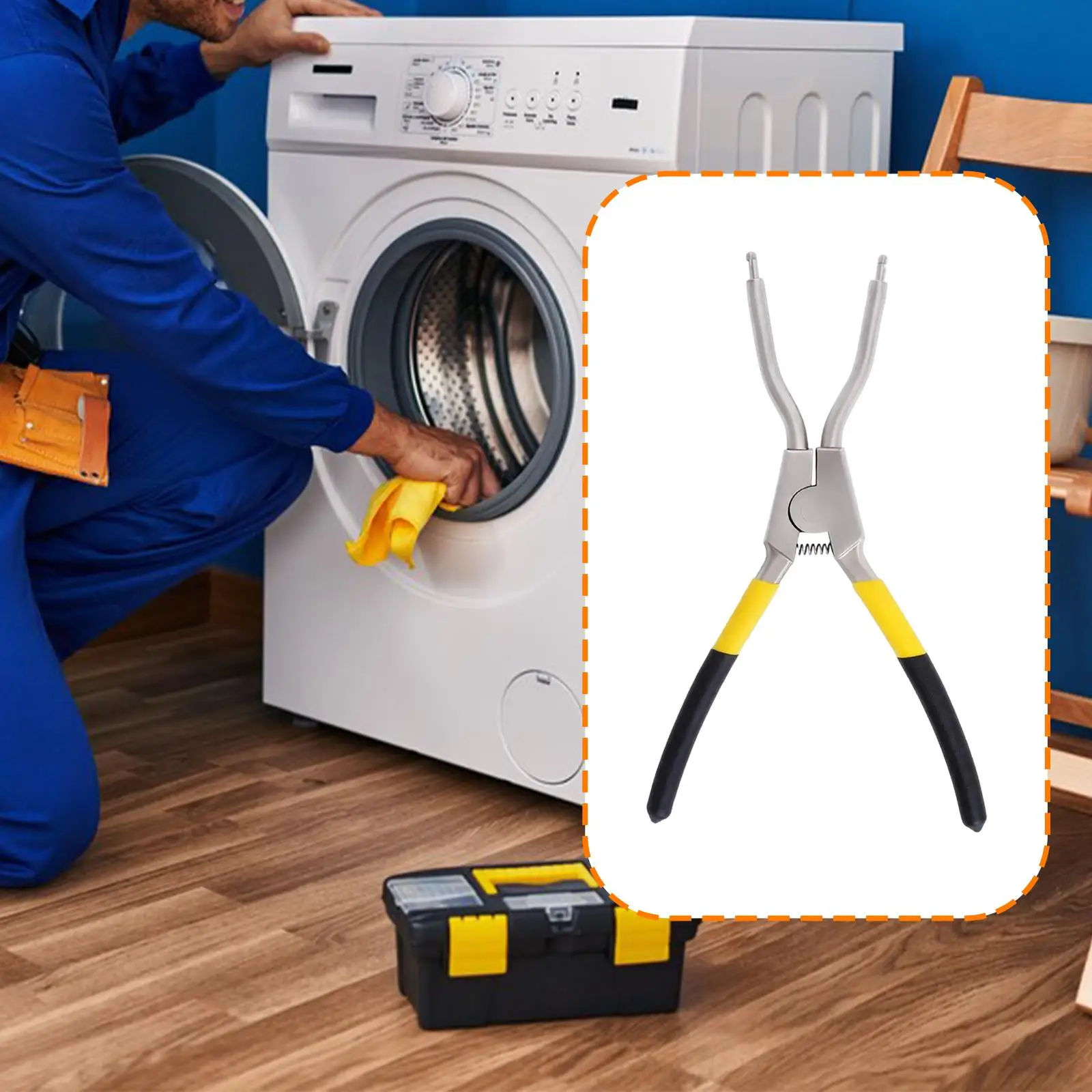 Washer Spring Removal Tool Adjustable Jaw Expansion Pliers for 383EER4001A 4986ER0004F Repair
