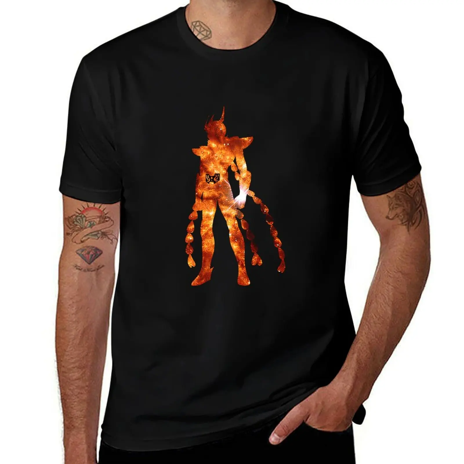 

Statement T-Shirt Activewear Oversized Lightweight Cotton Tee Saint Seiya Bronze Saint Seiya Shun Shiryu Hyoga Phoenix Ikki